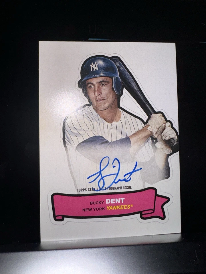 2024 Topps Archives 1968 Action All-Stars Auto Bucky Dent (#68AA-BD) Yankees - Image 4 of 4