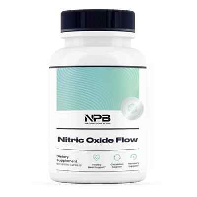 #ad Nitric Oxide Flow Blood Pressure Support Improve Circulation Natures Pure Blend $16.88
