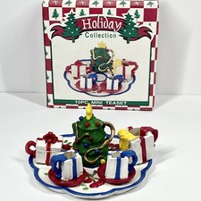 Vintage World Bazaars Inc. Mini Christmas Tea Set Tree With Presents