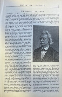 1879 Germany University of Berlin Theodor Mommsen Karl Richard Lepsius