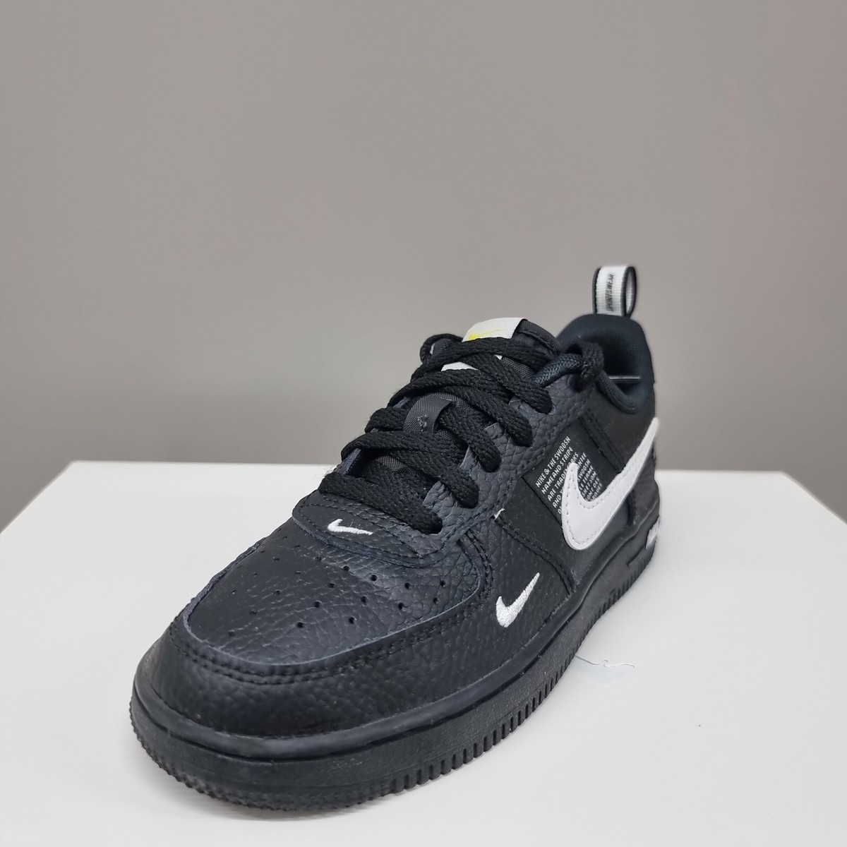Af1 Lv8 Utility Black Air Force 07 LV8 Utility Black Trainers