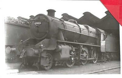 LMSR - STANIER MOGUL 2-6-0 - 2965 @ WILLESDEN - VINTAGE IMAGE - # L4086