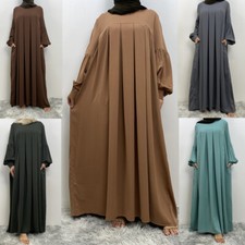 Dubai Abaya Women Muslim Maxi Dress Robe Islamic Long Robes Loose Kaftan Gown