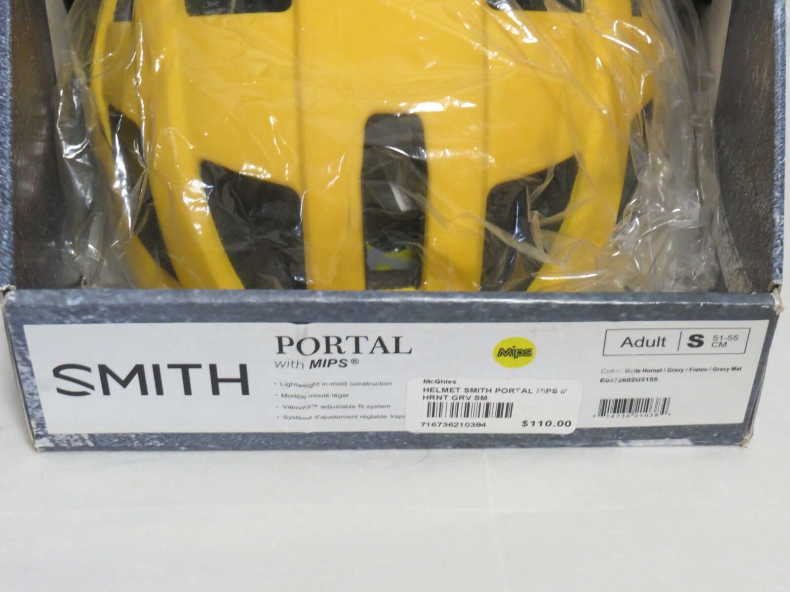 SMITH PORTAL MIPS HELMET MATTE HORNET/GRAVY SMALL 51-55 cm
