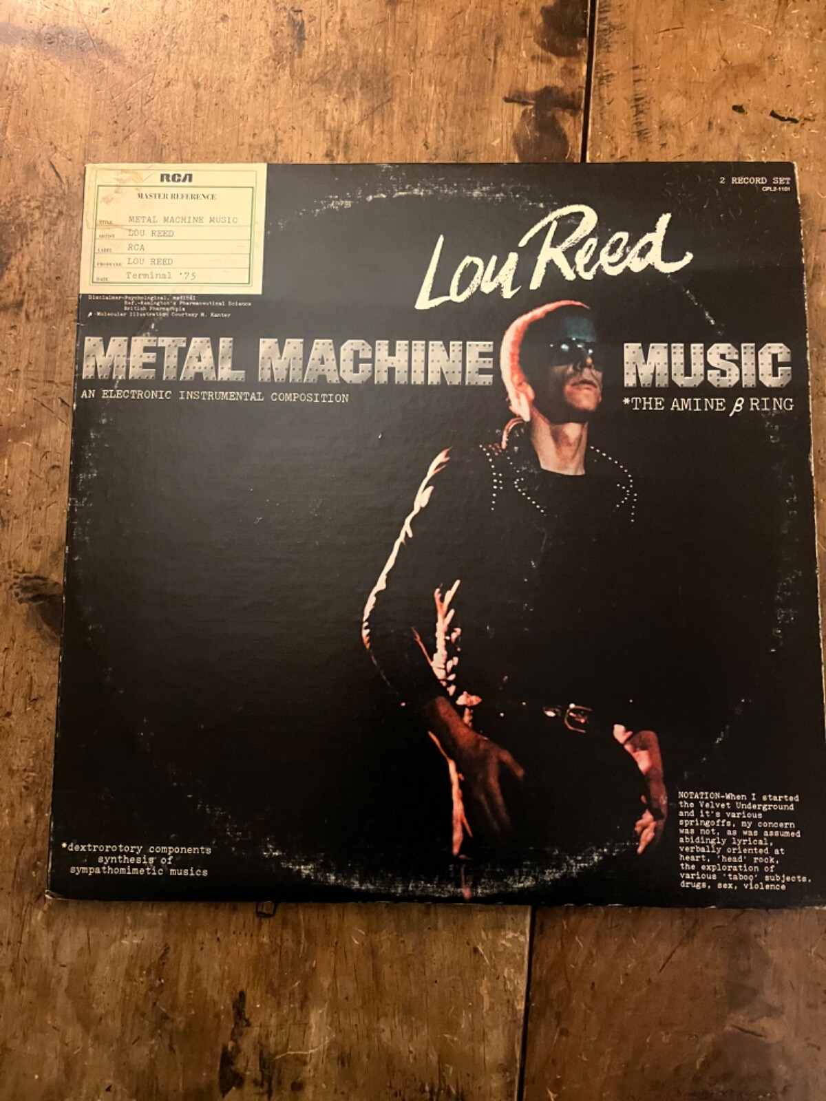 Lou Reed Metal Machine Music Original 1975 Promo LP2X Gatefold eBay