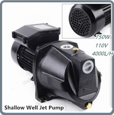 1HP 17.5GPM Shallow Well Jet Water Pump Irrigation 183 FT Head Cast Iron 750W