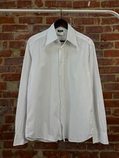 Dolce Gabbana White Cotton Shirt Mens Size 38 / 52