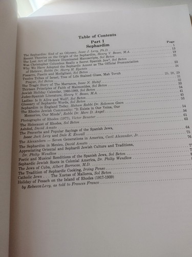 Sephardim & A History of Congregation Or VeShalom, by Sol Beton, 1981, Blue NICE - Picture 6 of 7