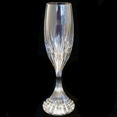 BACCARAT MASSENA Crystal Flute Champagne 8.5