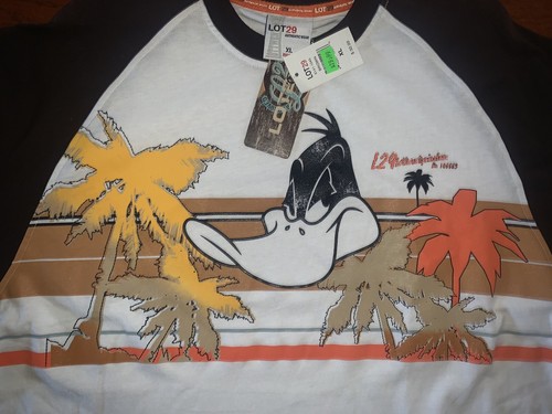 Vintage Lot 29 Looney Tunes Daffy Duck T-Shirt Cartoon Sz. XL - Picture 2 of 2