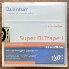 Quantum Super DLTtape 1 110/220 GB Cleaning 0.5" Cartridge Tape - Used