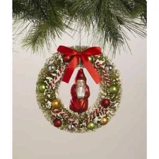 Bethany Lowe Christmas Red Belsnickle Wreath ornament, LC3413 NWT