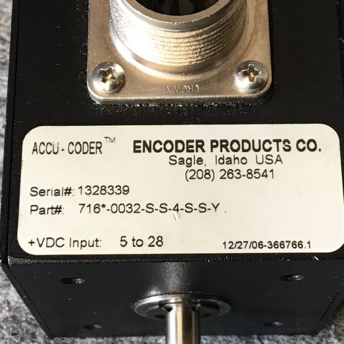 Accu-Coder 716*-0032-S-S-4-S-S-YIncreamental Shaft Encoder New - Picture 2 of 14