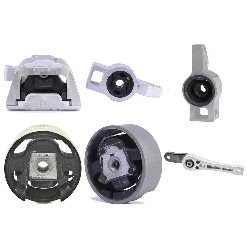 Anclaje 6 soportes de motor para VOLKSWAGEN GTI L4 2006-2009 anclaje de 2,0 L Foto 2 de 4