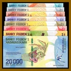 Madagascar 100;200;500;1000;2000;5000;10000;20000 Ariary (8 Pcs Full Set), 2017