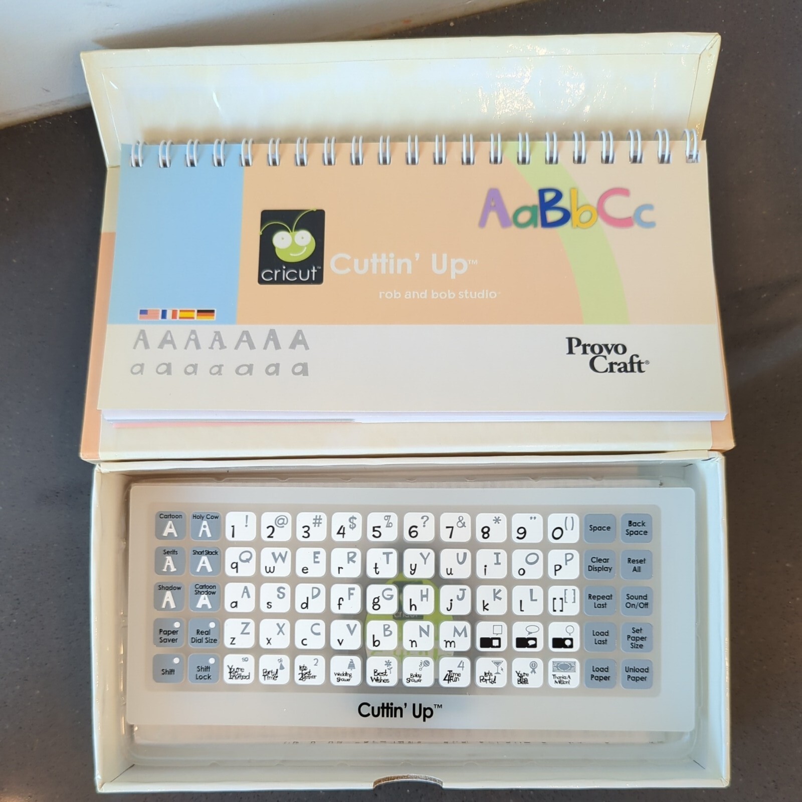 5 Cricut Cartridges Locker Talk/Going Places/Cuttin' Up/Calendar/Winter