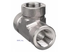 1/2" Female NPT Tee 316 Stainless Instrument Pipe Fitting Parker 8-8-FT-SS