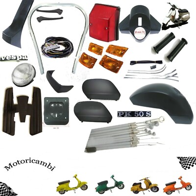 Catalogo delle parti di ricambio Scooter Vespa PK à Vitesses, PK 50, PK