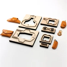 Leather Craft Glasses Key Case Lighter Cover Template Cutting mould Cutter Die
