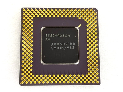 Intel Pentium A80502166 CPU SY016 /VSS ICOMP 166 166MHZ Ceramic GOLD OFF2-BX3-13