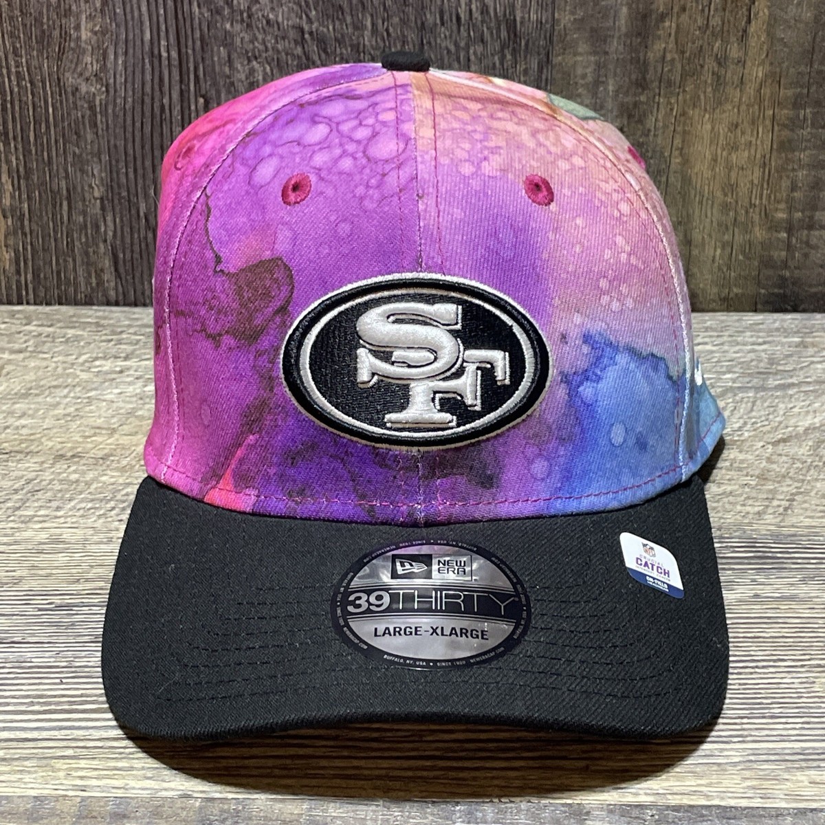 Nfl Crucial Catch Steelers Tie Dye Hat Crucial Catch Tie Dye 49ers