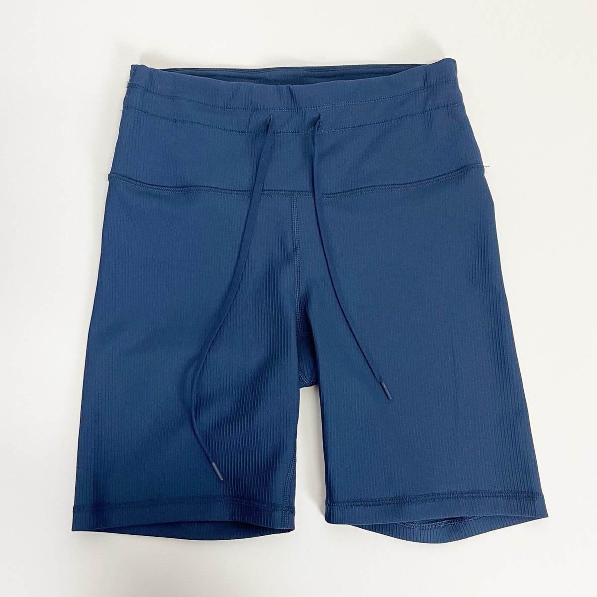 Yogalicious Lux Legging Shorts Womens Small Blue Yoga Athletic Pocket