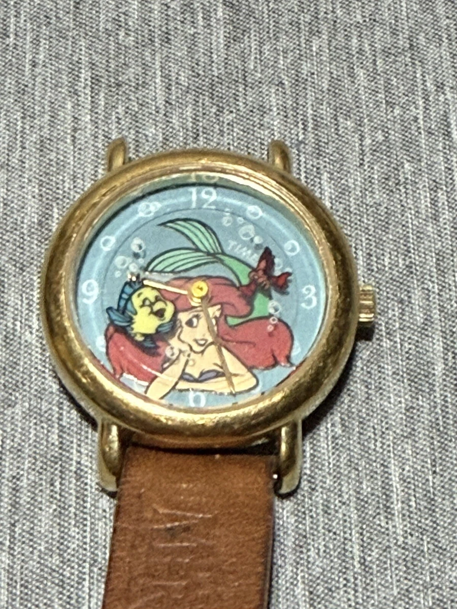 VTG Ariel Disney Little Mermaid Watch Rose Gold Round Face Peach Strap DeadBatry Ariel Disney Watches & Timepieces (1968-Now) for sale | eBay main image 2