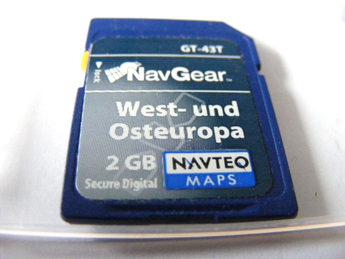 2GB Secure Digital Card ( 2 GB SD Karte ) NAVGEAR gebraucht