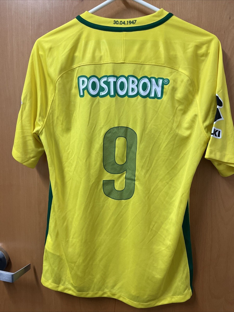 Atlético Nacional Jersey Mens M Colombia Nike Futbol Kit Postobon