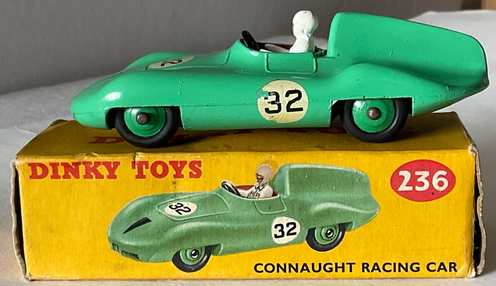 Dinky 236, Connaught Racing Car - Free Price Guide & Review