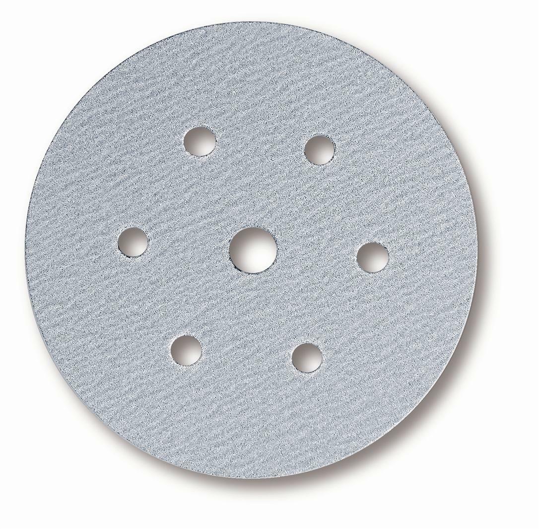 Mirka Q.Silver Schleifvlies, 15,2 Cm Durchmesser, Körnung 500 – Perfekt Für Metall & Automobil (50 Stück/Packung)