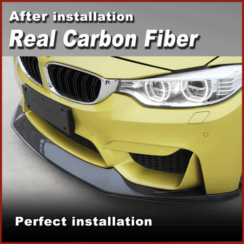 For BMW F80 M3 F82 F83 M4 2014-2019 REAL CARBON Front Bumper Lip Chin Spoiler - Picture 8 of 15