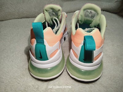 Womens Size 8M Nike Air Max 270 React SE Light Arctic Pink