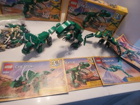 lego USED CREATOR SET LOT 31112 , 31058, 31058, 31058
