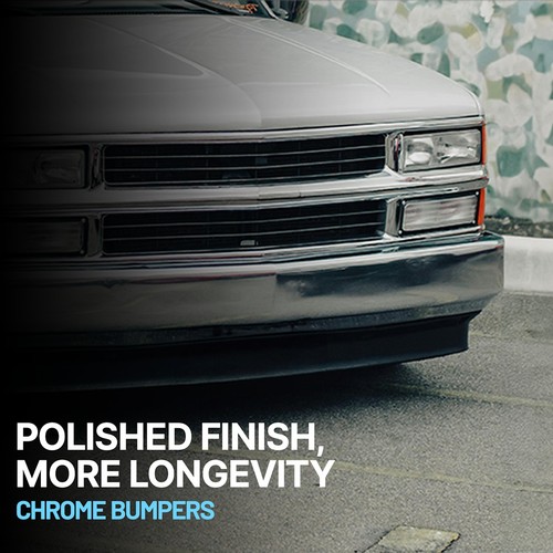 Front Bumper For 1967-1970 Chevrolet C10 Pickup C20 Pickup Chrome Steel 3884701 - Picture 7 of 12