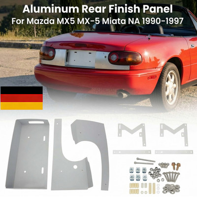 For Miata Aluminum Rear Finish Panel Replace Upgraded Kit for Mazda MX5 MX-5 NA