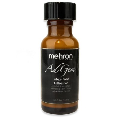 Mehron AdGem acrylic adhesive body face eyelash glue special FX stage TV model