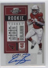 2020 Panini Contenders Optic Rookie Ticket Silver Prizm Eno Benjamin Auto 0cv