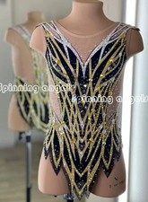 Rhythmic gymnastics costume Women's / Girls' black sleeveless