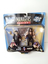 Jakks Pacific WWF Managers Series 1 Paul Bearer & Mankind action Figures (NEW)