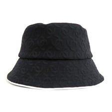 CHANEL Bucket Hat AAA955 Spring Summer 2025 Mixed Fiber Black White Coco Mark B