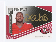 Deebo Samuel 2019 Donruss Elite RC Rookie Pen Pals Auto Gold Ink 49ers