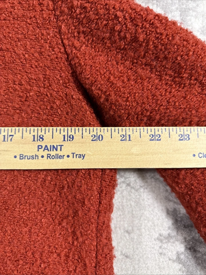 Abrigo rizado Gant Rugger para hombre talla grande rojo difuso bolsillos de doble pecho Foto 4 de 4