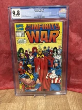 INFINITY WAR #1 CGC 9.8 Comic Graded 1992 +ADAM WARLOCK+ +1ST APP DOPPELGANGER!+