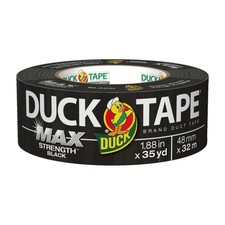 Duck Brand Max Strength Duct Tape: 1.88 in. x 35 yds. Black 