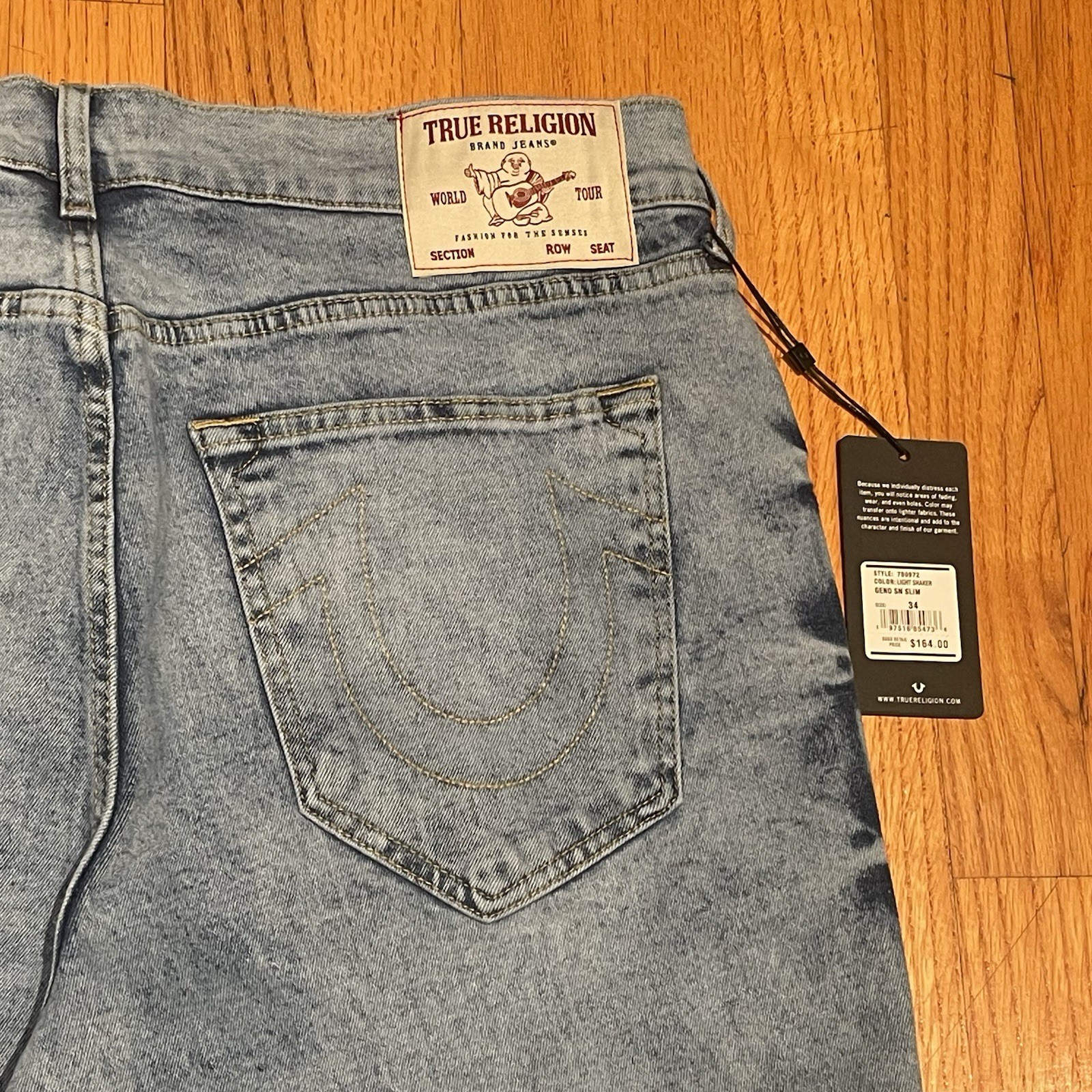 True Religion Brand New Geno SN Slim Light Shaker Pants. thumbnail 9