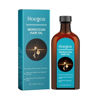 Argan Oil Hair Treatment, Leave-in for Split Ends Dry Frizzy Hair, Non-Greasy