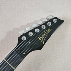 6 String Electric Guitar  Mahogany body Dot  Inlay Glossy Red Pearl Pickguard — photo 3