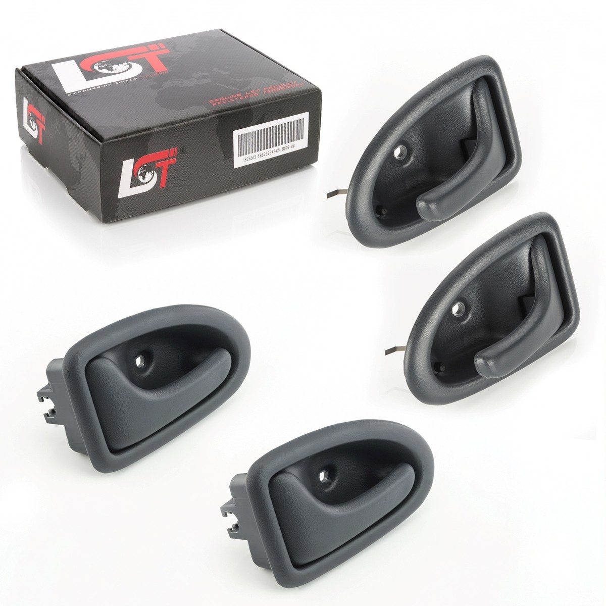 Set 4x Interior Front Door Handle Gray for NISSAN PRIMASTAR X83