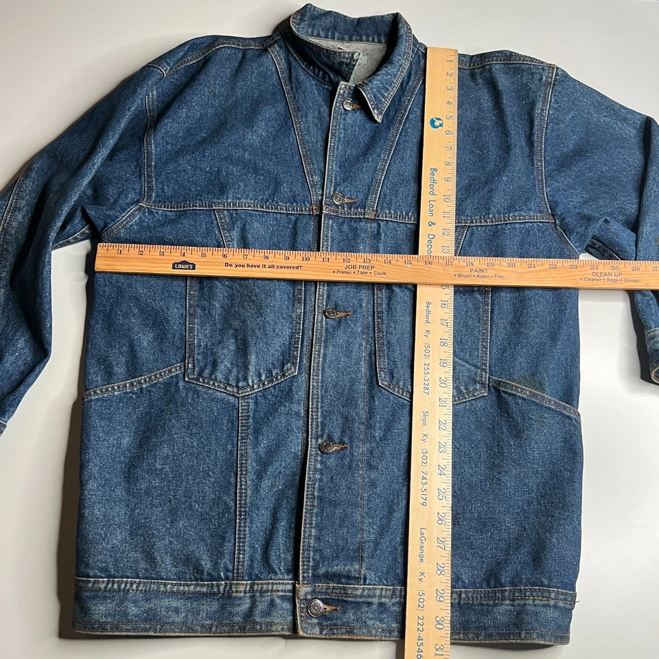 Chaqueta vaquera vintage Jordache años 80 90 hecha en Hong Kong para hombre talla L Foto 3 de 4